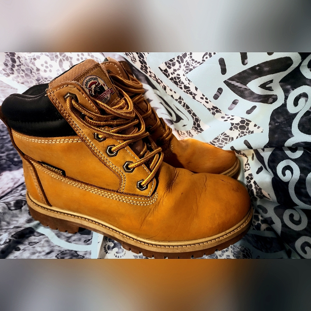 COPY - LTP mens Brahmas waterproof work boot.